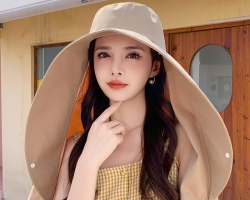 遮陽防曬披肩帽